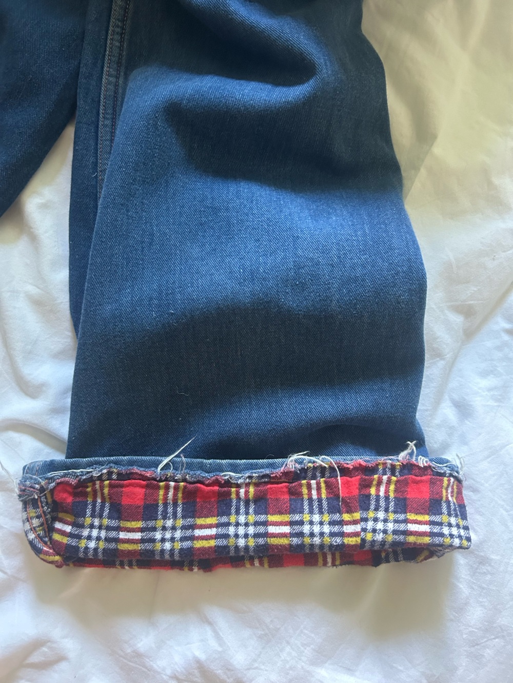 VINTAGE 70s Denim bell bottom overalls - Picture 12 of 16